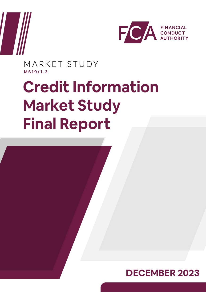 FCA’s Credit Information Market Study