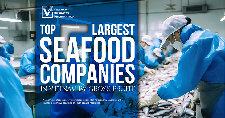 Top 5 largest seafood companies in Vietnam by gross profit
