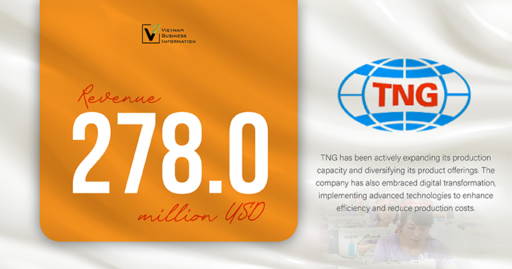 Vietnam top textile and garment companies TNG