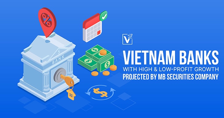 Vietnam Banks with high and low profit growth - Projected by MBS