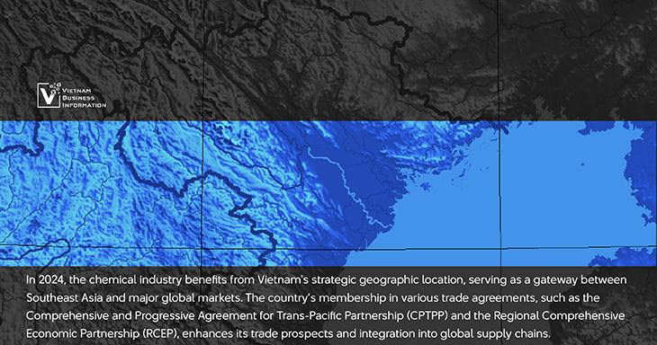 strategic geographic location for chemical industry in Vietnam - VBI