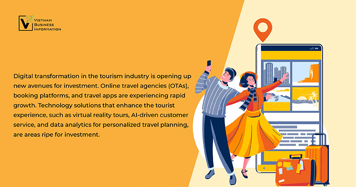 digital transformation in the tourism industry in Vietnam open up new avenues for investment