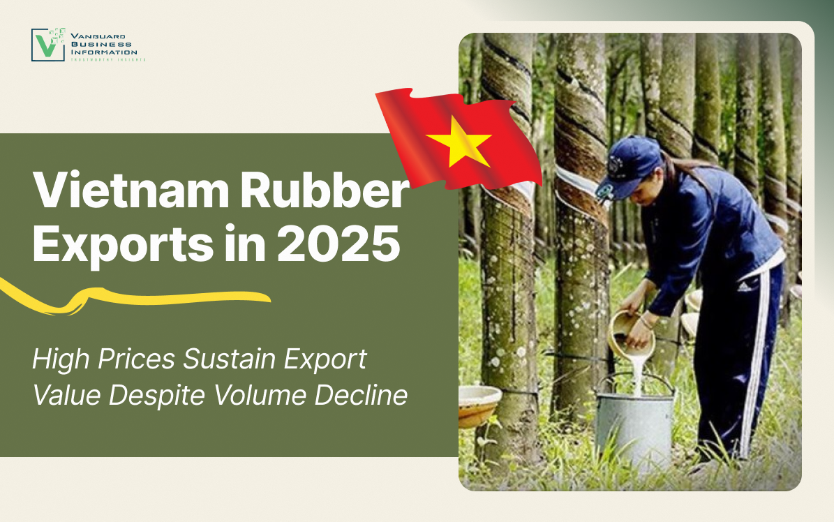 Vietnam Rubber Exports in 2025: High Prices Sustain Export Value Despite Volume Decline